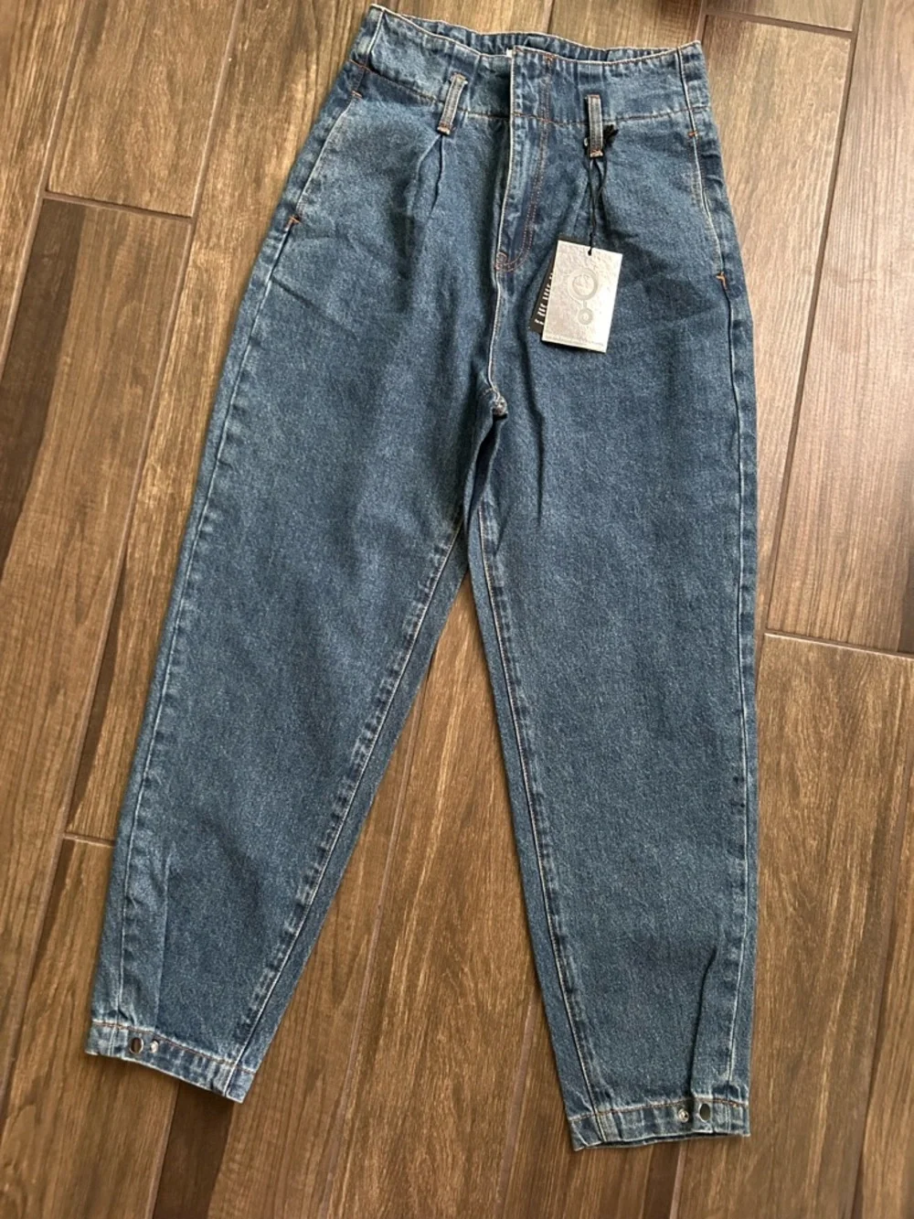 NWT Insane Gene High Rise Balloon Jeans Dark Wash Sz 5